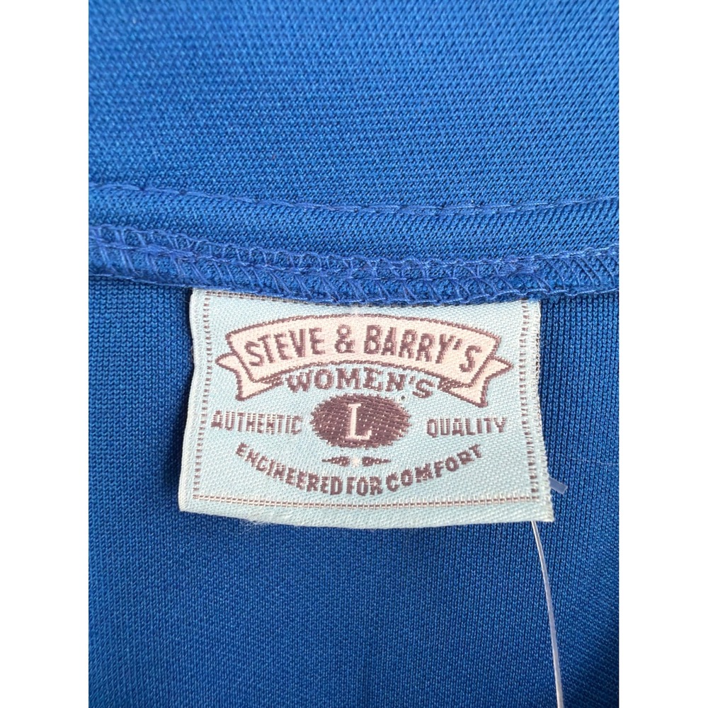Steve & Barrys Motor City Baseball Jersey Dress Blue Red Cherry League Large - Picture 3 of 7